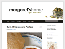 Tablet Screenshot of margaretshome.com